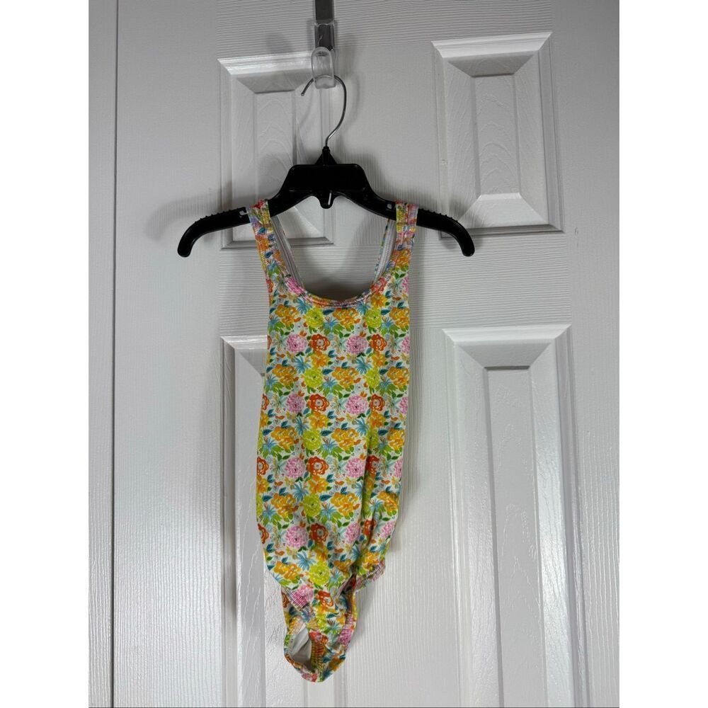 The Proper Peony Girls Floral Swimsuit Size 5